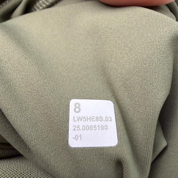 Lululemon Fast and Free HR Tight 25” Light Green Women’s 8 NWT Running Leggings - Picture 6 of 15